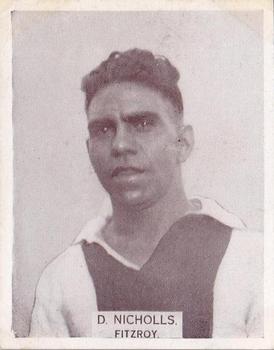 1933 Wills's Victorian Footballers (Large) #146 Doug Nicholls Front